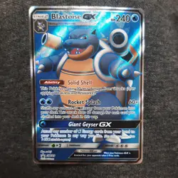 Blastoise GX SM189 Full Art LP Sun & Moon Black Star Promo - Image 1