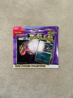 Pokemon TCG Mega Evolution Ascended Heroes Tech Sticker Collection Purple - Image 1