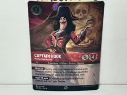 Disney Lorcana TCG Captain Hook Master Swordsman Enchanted 214/204 ITI Holo - Image 4