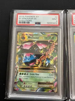 2016 Evolutions XY Lot Of 2 Graded Cards PSA 9 Mint M Venusaur #2, M Pidgeot #65 - Image 2