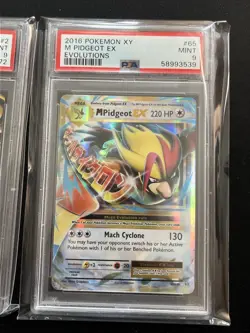2016 Evolutions XY Lot Of 2 Graded Cards PSA 9 Mint M Venusaur #2, M Pidgeot #65 - Image 3