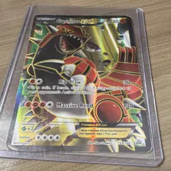 Pokemon Groudon EX 150/160 Full Art Holo XY Primal Clash Pokemon TCG Card - Image 3