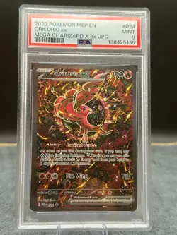 2025 Pokemon Oricorio ex - Mega Charizard UPC - PSA 9 Gem Mint Card - Image 1