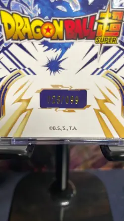 RARE Serial 25/99 SSB Vegito Dragon Ball Super Textured SSR Card WAFER DBS04-049 - Image 3