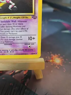 Pokemon TCG Mr. Mime 22/64 Jungle Set Unlimited Non-Holo Rare Card MP - Image 4