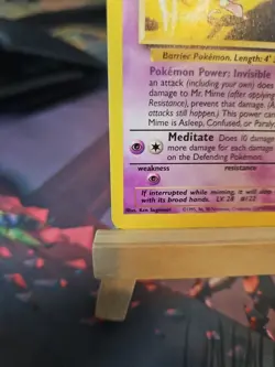 Pokemon TCG Mr. Mime 22/64 Jungle Set Unlimited Non-Holo Rare Card MP - Image 5