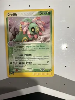 Cradily 3/100 EX Sandstorm-Reverse Holo Pokemon Card MP - Image 1