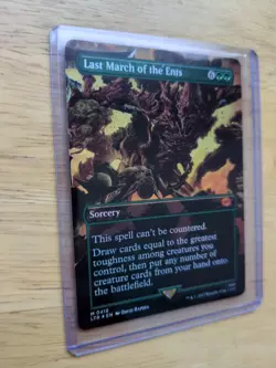 Last March of the Ents Foil (Borderless) 0418 - MTG Lord of the Rings LOTR Magic - Image 2