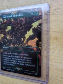Last March of the Ents Foil (Borderless) 0418 - MTG Lord of the Rings LOTR Magic - Image 3