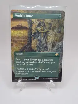 Worldly Tutor (Borderless) Dominaria Remastered Regular - Image 1