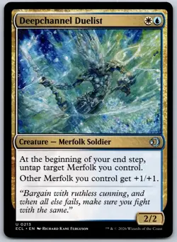 Deepchannel Duelist (NM) (Foil) Lorwyn Eclipsed MTG Discount: 5+ Magic Singles - Image 1