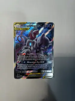Pokemon TCG Mewtwo & Mew GX Tag Team SM191 Holo Black Star Promo Card 2019 - Image 1
