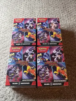 Destined Rivals Booster Bundle Pokemon Scarlet & Violet Lot Of 4 Sealed - Image 1