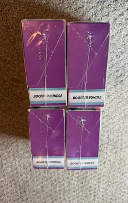 Destined Rivals Booster Bundle Pokemon Scarlet & Violet Lot Of 4 Sealed - Image 5