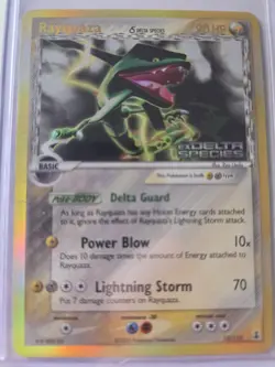 Pokemon TCG Rayquaza Delta Species 13/113 Reverse Holo Holo MP Rare MP - Image 1