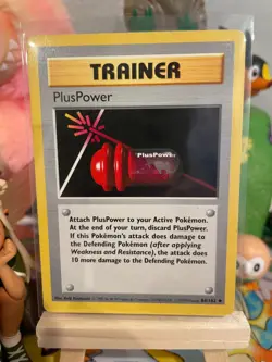 Plus Power (84/102) - Base Set Unlimited - Pokemon TCG - LP - Image 1