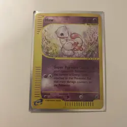 Pokemon EX Expedition Mew 55/165 Reverse Holo E-Reader PSA 1 - Image 1