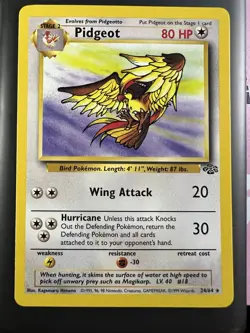 Pokemon TCG | Jungle | Pidgeot #24/64 | Non-Holo | Unlimited| English | LP/MP - Image 1