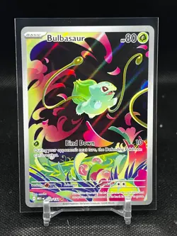Bulbasaur Illustration Rare - Pokemon Mega Evolution 133/132 NM Pack Fresh - Image 1