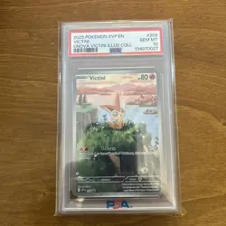 2025 POKEMON SVP PROMO UNOVA VICTINI ILLUSTRATION COLLECTION #208 VICTINI PSA 10 - Image 1