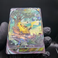 Pokemon Pikachu Pocket TCG Holo With Texture Read Description - Image 2