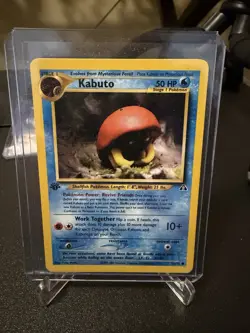 2001 Pokemon 1st Edition Neo Discovery Kabuto | Pack Fresh - Image 1