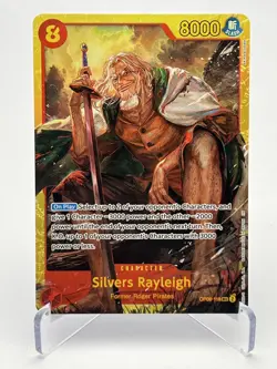 One Piece TCG Silvers Rayleigh The Best 2 NM Foil OP08-118 - Image 1
