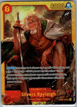 Silvers Rayleigh OP08-118 SEC English Two Legends - One Piece Card - NM - Image 1