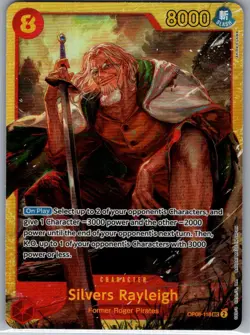 Silvers Rayleigh OP08-118 SEC English Two Legends - One Piece Card - NM - Image 1
