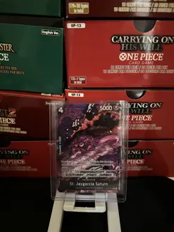 One Piece TCG OP13-083 St. Jaygarcia Saturn Alt Art English - M/NM - Fast Ship🚚 - Image 1