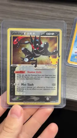 Pokemon celebrations Greninja, Shining Magikarp, Birthday Pikachu Holo Card Lot - Image 2