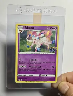 Sylveon 035/078 (NM) Holo Rare Sword & Shield: Pokemon Go 2022 Pokemon Card - Image 3