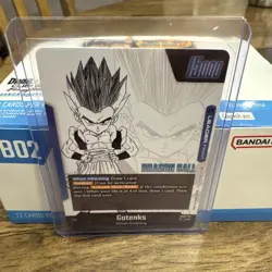 Gotenks SB02-017 Gold Leader Manga Booster 02 Dragon Ball Card English - Image 2
