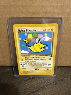 Pokemon TCG Black Star Promo Edition Flying Pikachu Card 25 LP - Image 1