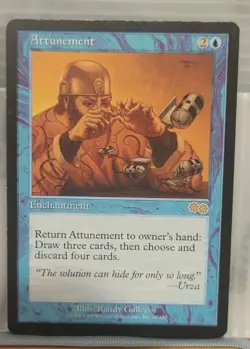 Mtg ATTUNEMENT LP Urza's Saga 61/350 -Argo- - Image 3