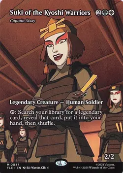 Suki of the Kyoshi Warriors (Borderless) Avatar: The Last Airbender Regular - Image 1