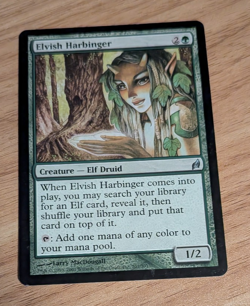 MTG Elvish Harbinger Lorwyn NM - Image 1