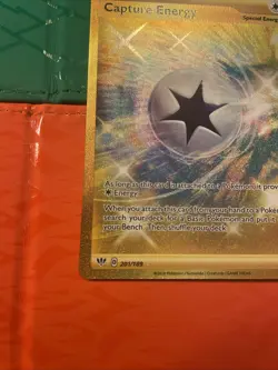 Pokemon TCG Capture Energy 201/189 Darkness Ablaze Secret Rare Gold NM - Image 3