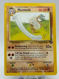 Pokemon TCG: 1999 Marowak jungle 39/64 - Image 1