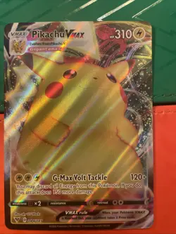 Pokemon Pikachu TCG VMAX Vivid Voltage 044/185 Regular Ultra Rare Card NM - Image 1