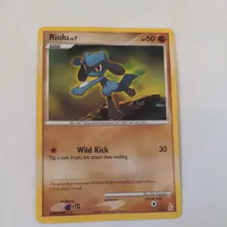 Pokemon Card: Riolu 6/61 (6/11) Lucario Trainer Kit Diamond & Pearl - LP/NM - Image 1