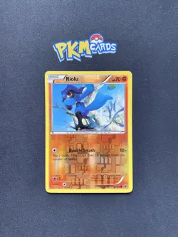Pokemon TCG Riolu Fates Collide 45/124 Reverse Holo LP. - Image 1