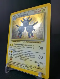 Magneton - Unlimited - Base Set - 9/102 - Pokemon TCG - Holo Rare - LP - Image 2