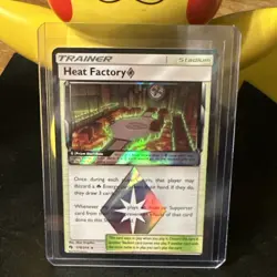 Pokemon Card - Heat Factory Prism Star Lost Thunder 178/214 Prism Rare - Image 1