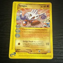 Tyrogue 63/147 Aquapolis Pokemon Trading Card Game Ereader - Image 1