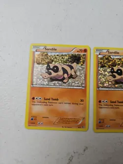 Sandile 8/12 McDonald's 2011 Promotional Pokemon TCG Card NM - Image 2