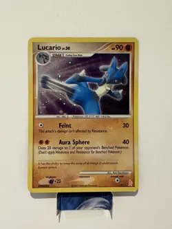 Pokemon Lucario Trainer Kit 3/11 - Lucario Holo Bleed LP+ - Image 1
