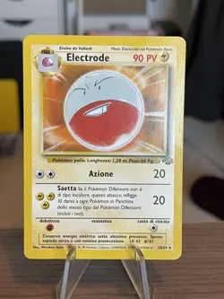 Pokemon TCG Electrode 18/64 Jungle Unlimited Non Holo Rare LP - Image 1