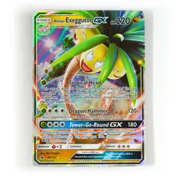 Pokemon - Alolan Exeggutor GX - 74/111 - SM Crimson Invasion - Half Art Card - Image 1