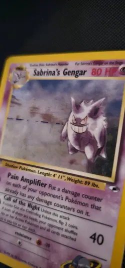 Pokemon TCG Sabrina's Gengar Gym Heroes 14/132 - Image 2